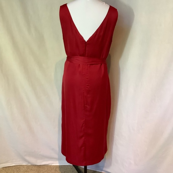 Ann Taylor Red Sleeveless Dress - Picture 6 of 9